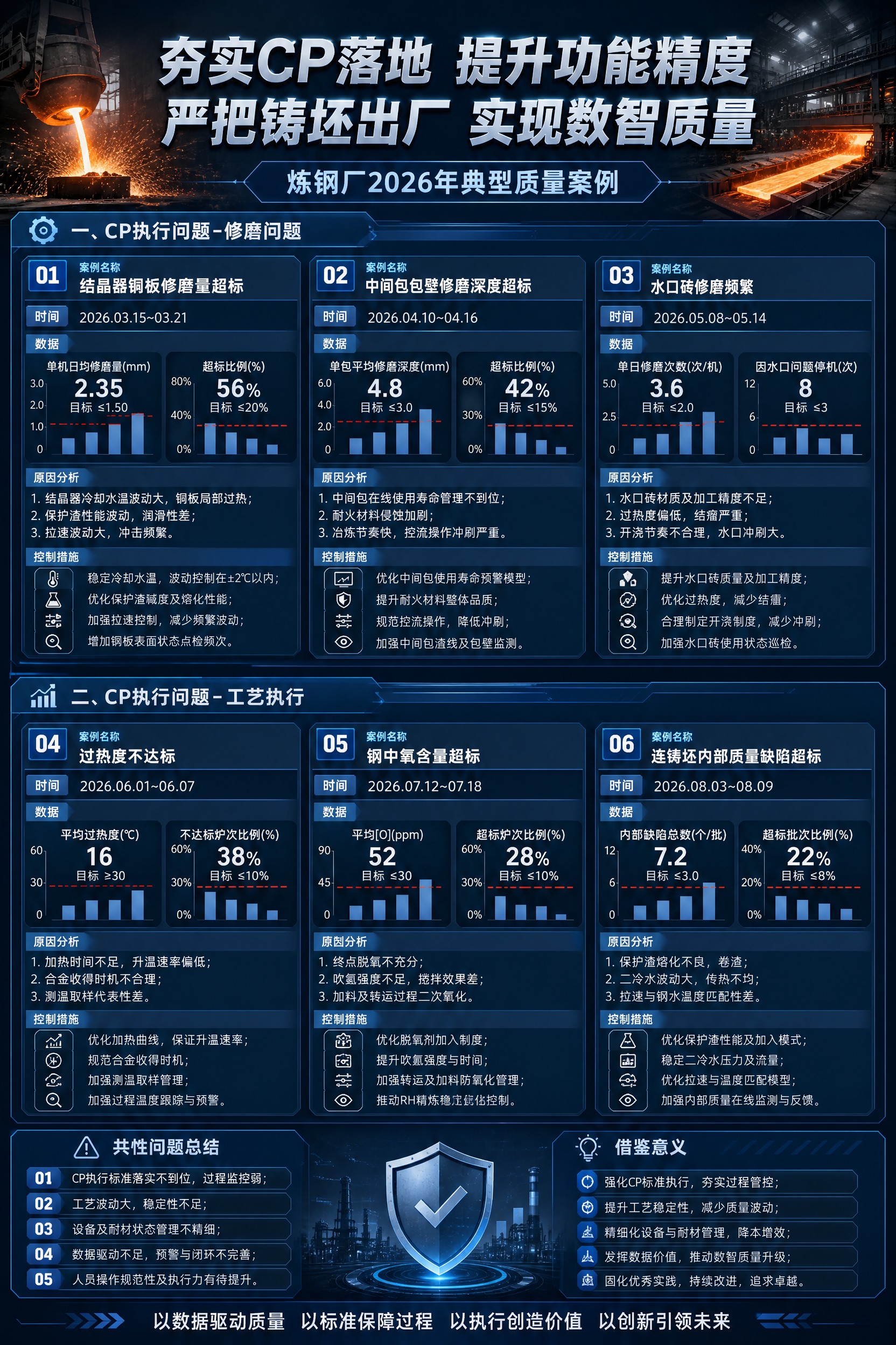 一张工业风的炼钢厂质量案例信息长图海报，竖版2:3比例，2K分… - 图片创意预览