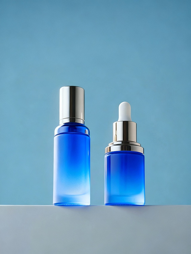 图片中主体的颜色改成蓝色渐变，主体的样子不变