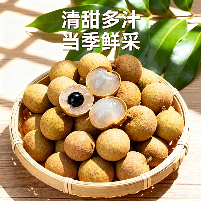 龙眼产品的广告主图