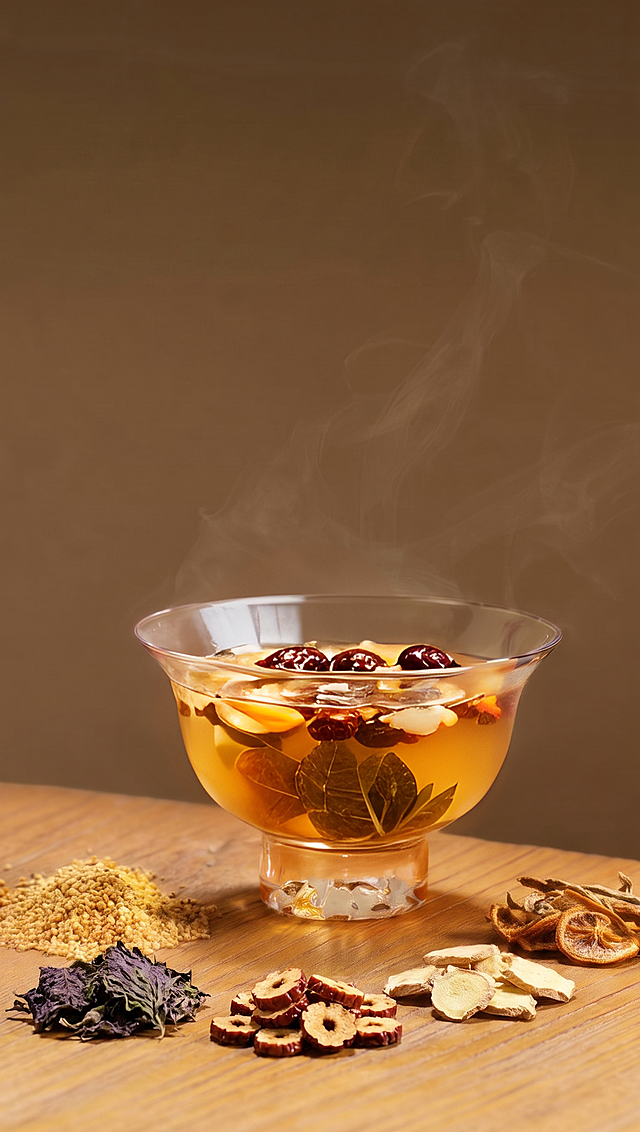 杯子里面的食材换成紫苏 ｜ 陈皮 ｜ 红枣 ｜ 姜 ｜ 糙米，这5种里面的两种，要协调一些