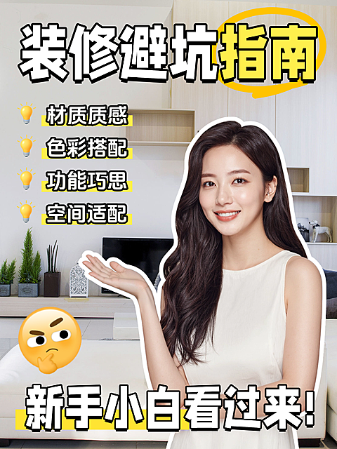 现代风装修避坑指南知识分享现代感小红书配图