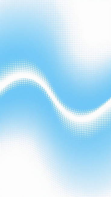 抽象背景主题，变换样式，采用蓝白渐变色调，以点阵构成波浪状流动图案，通过疏密不一的白色点阵在浅蓝色背景上形成柔和的视觉层次，整体呈现出轻盈、律动且具有现代感的抽象艺术风格，画面简洁明快，无任何文字及标识元素。预览效果