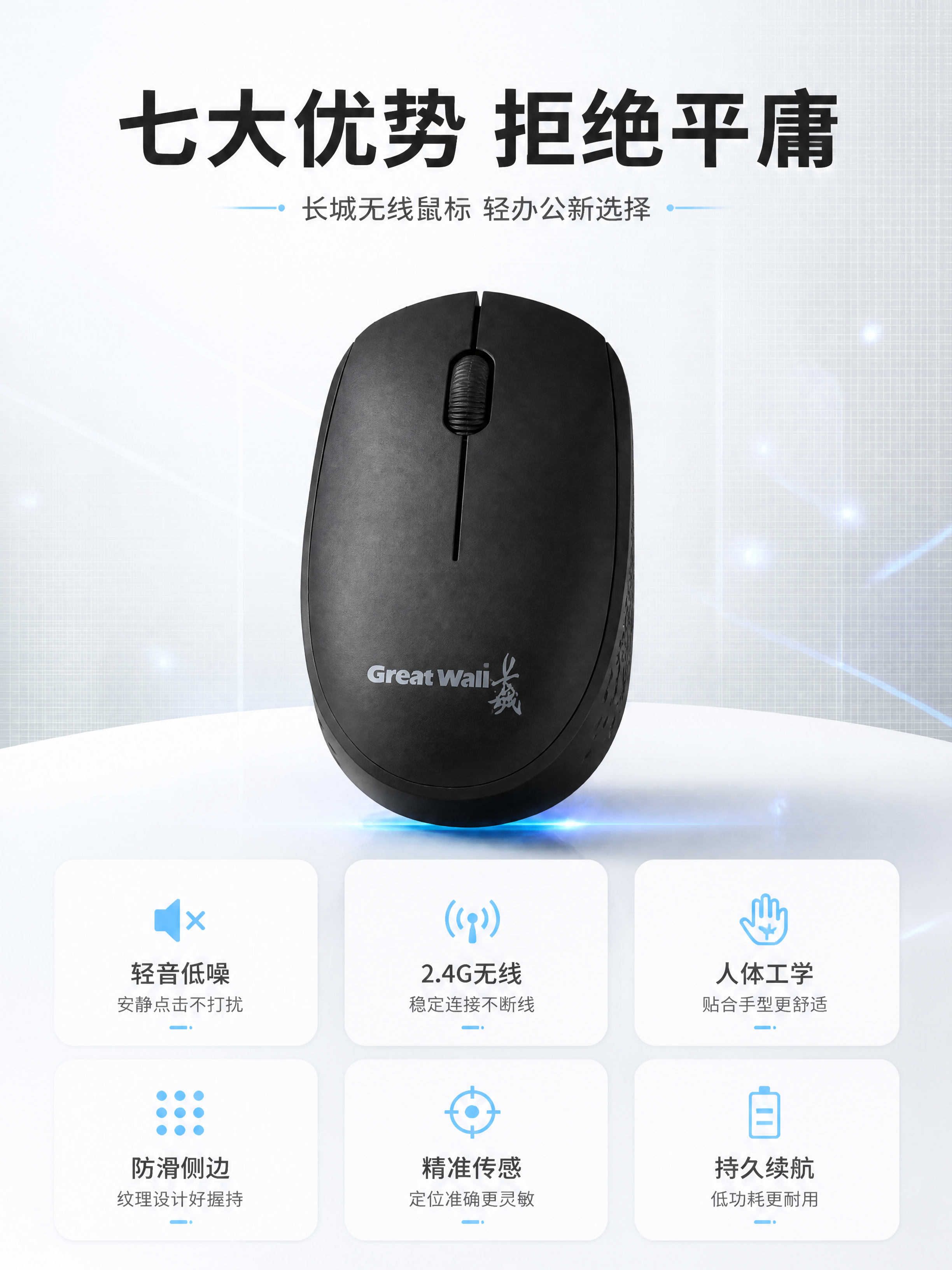 [商品] 使用【图1】【图4】Great Wall长城黑色无线… - 图片创意预览