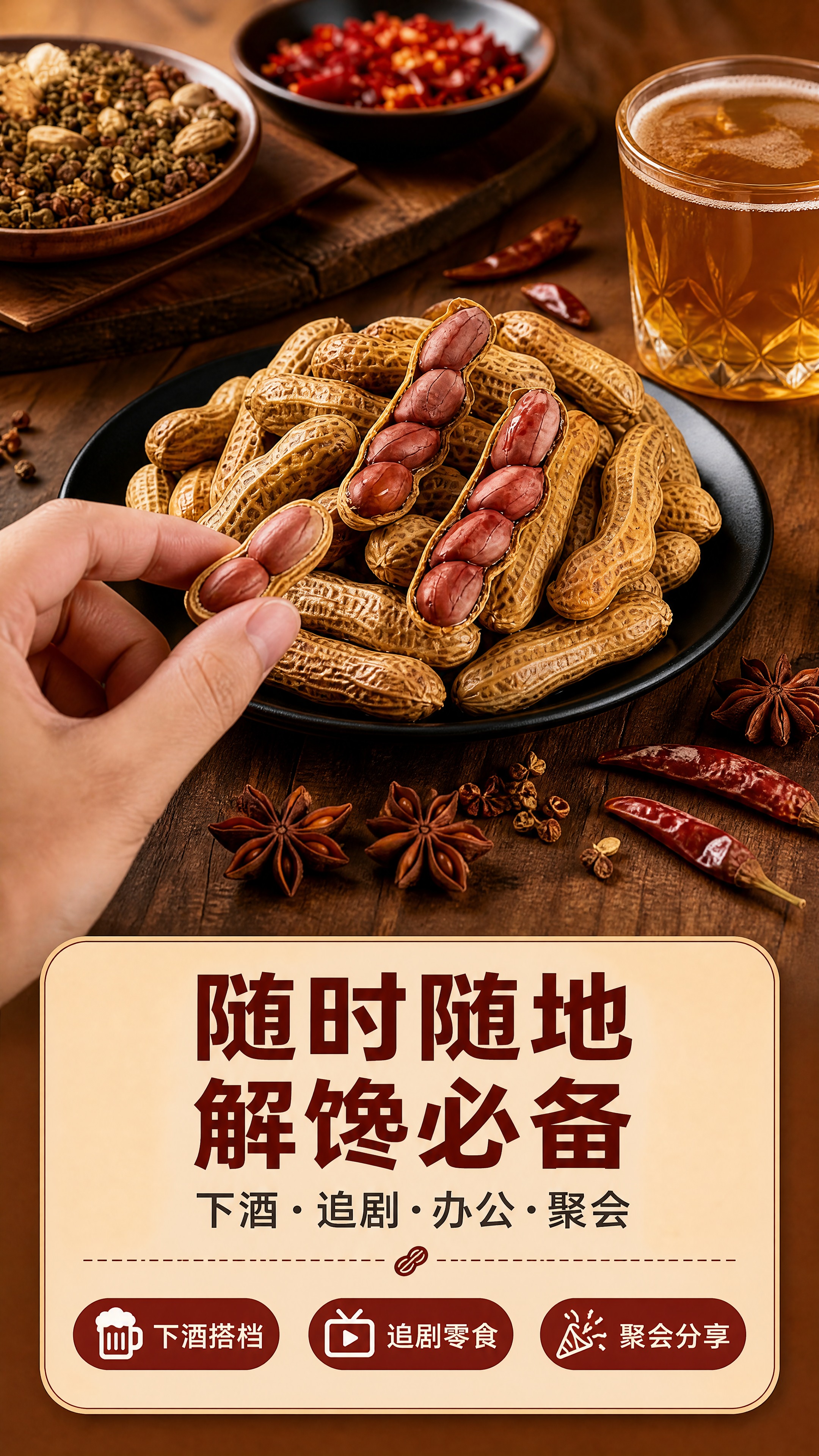 [商品] 使用【图4】五香花生；保留带壳花生外形、红褐色花生仁… - 图片创意预览