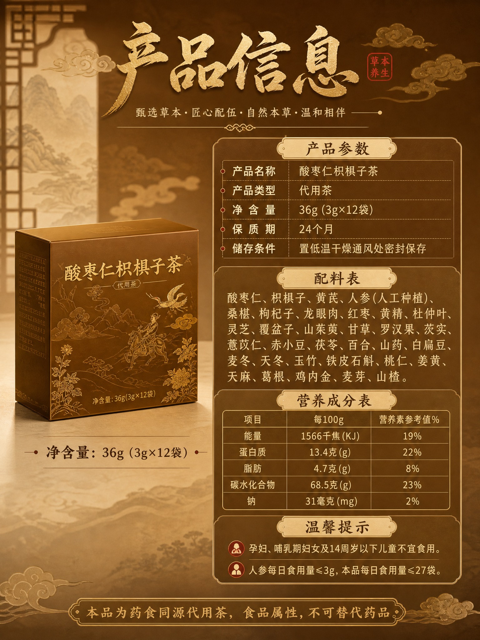 [商品] 使用【图1】礼盒侧面配料信息、【图2】营养成分表信息… - 图片创意预览