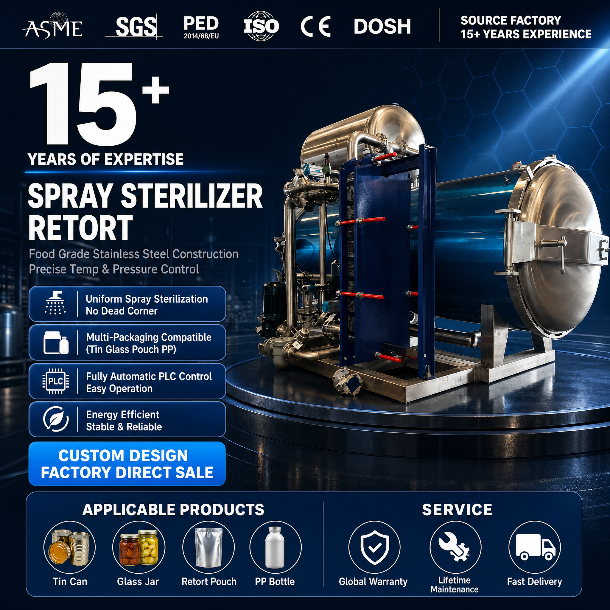 [单张主图] Spray Sterilizer Retort… - 图片创意预览