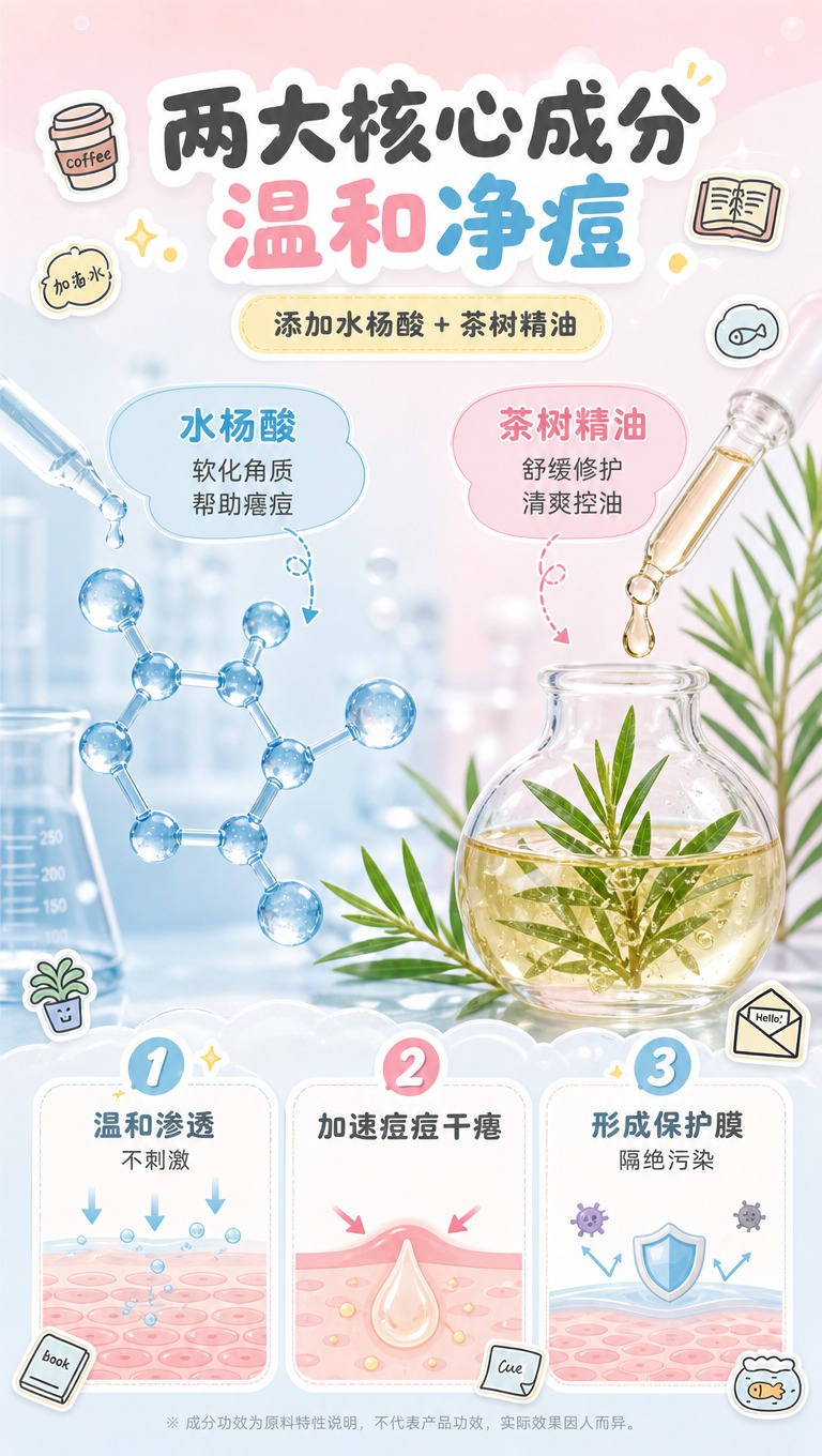 [商品] 成分机理专页，无需产品主图，用【图2】痘痘贴图案作为… - 图片创意预览