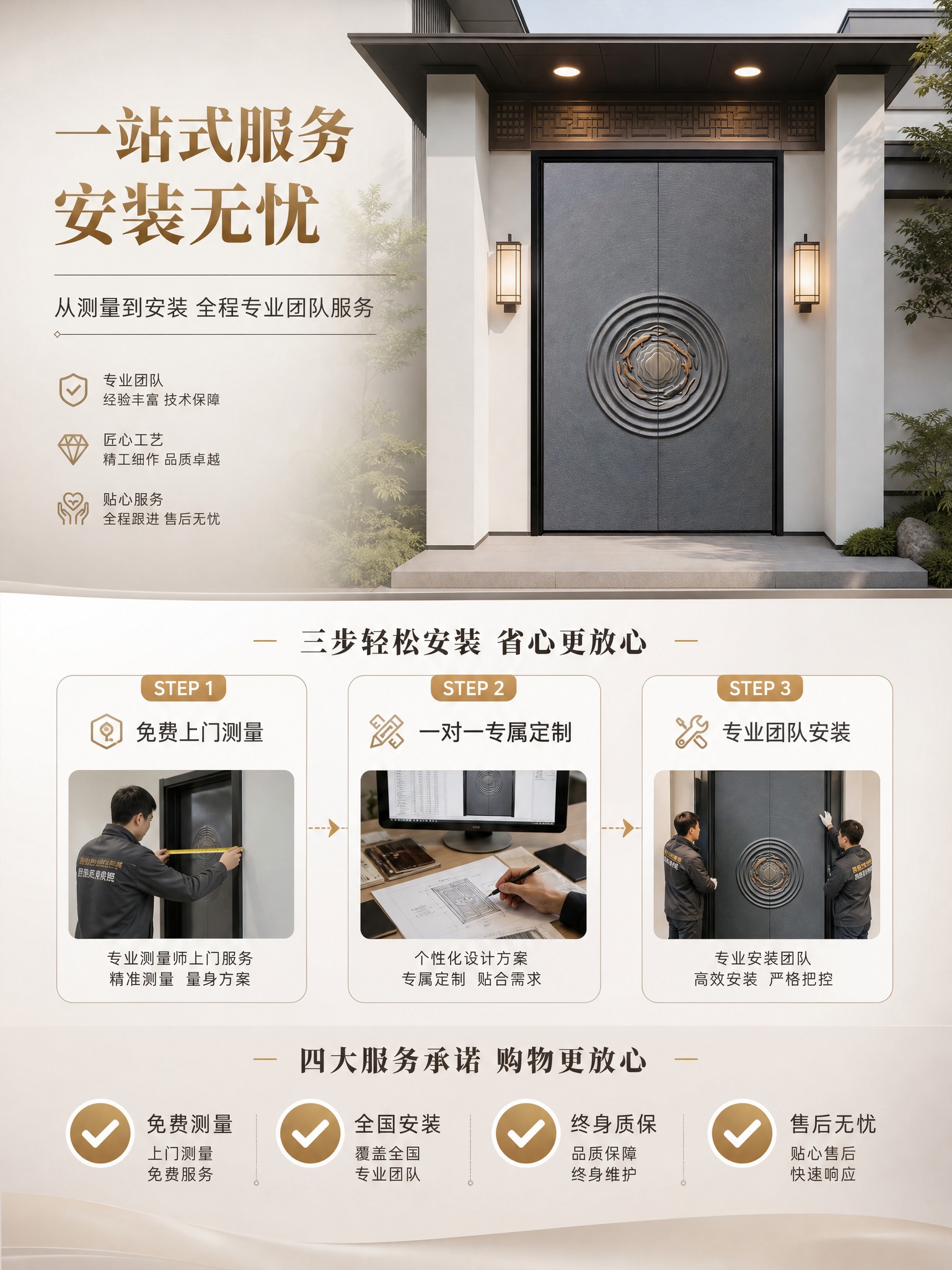 [商品] 使用【图1】臻尚铂门如鱼得水九鱼款全铝别墅大门；保留… - 图片创意预览