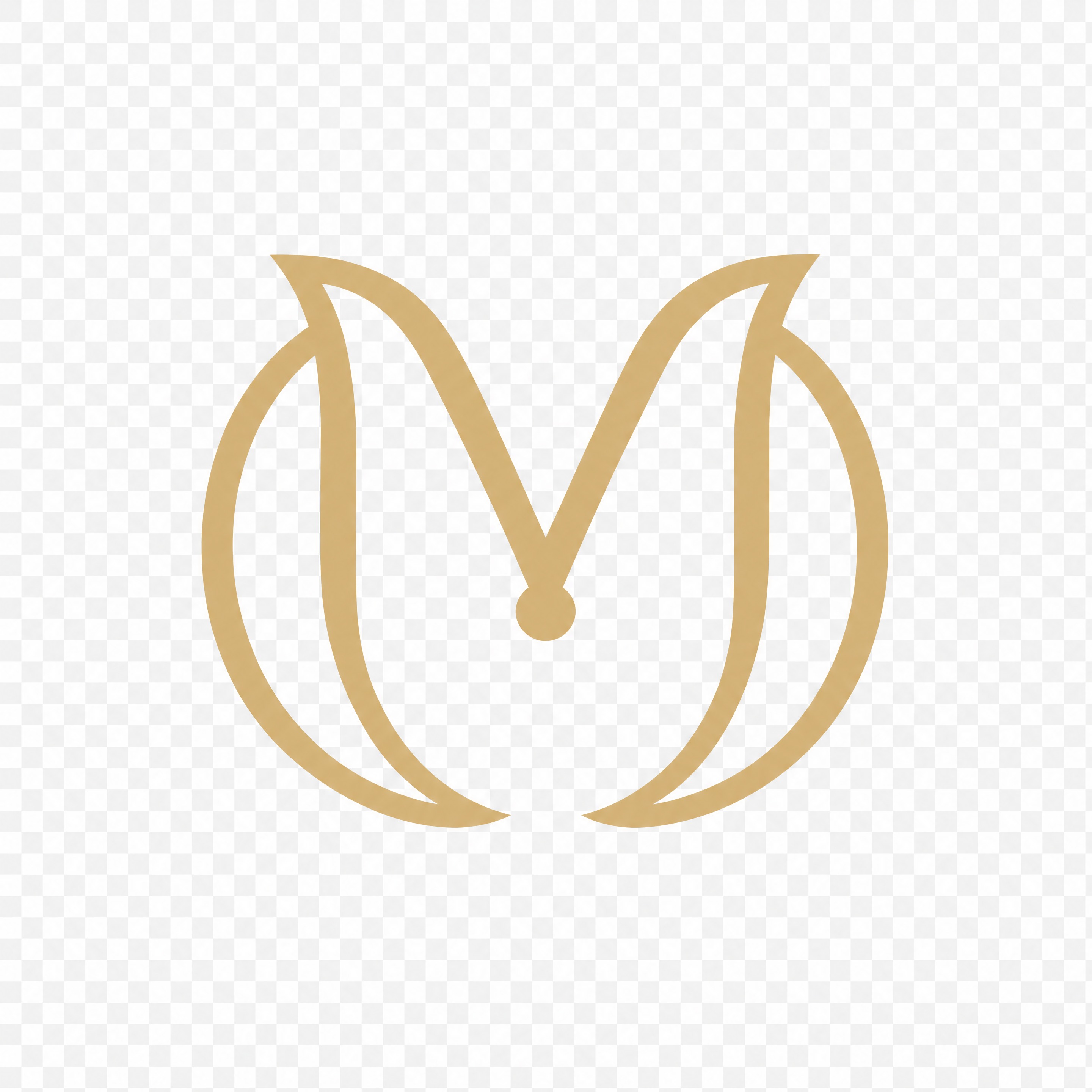 纯图形Logo设计，基于字母M的创意变形，整体高宽比约1.2:… - 图片创意预览