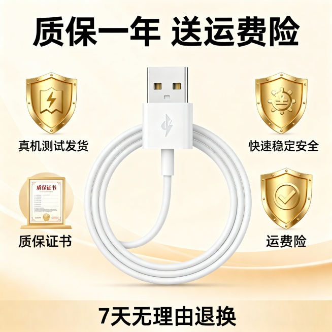 帮我提取这些图片的卖点，然后帮我重新生成不一样风格的5张图片。此充电线适用小米手环10/9pro/8pro/8.  卖点：磁吸充电，安全快充。质保一年 送运费险  。真机测试发货，快速稳定安全。卖点一预览效果
