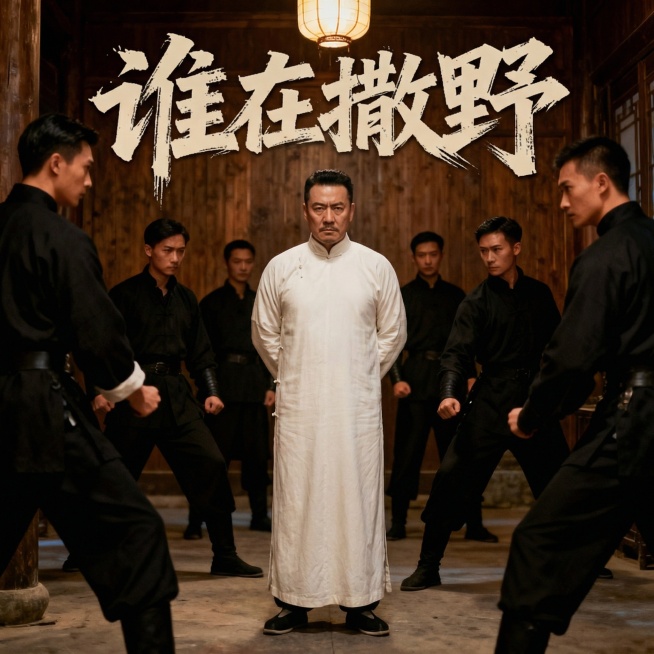 白衣男需要一个威武得姿态，年龄需要大一点预览效果