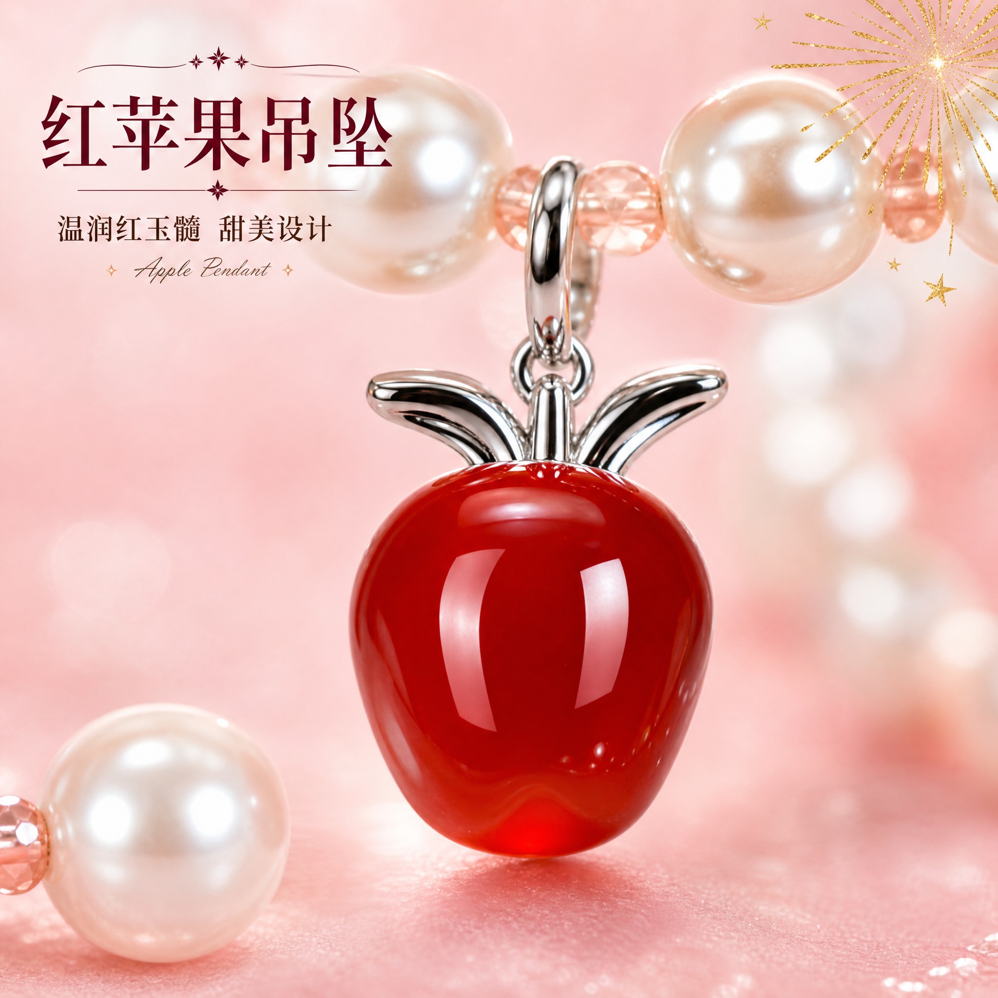 [主图-3] 吊坠细节与设计亮点展示 [统一基调] 整体风格为… - 图片创意预览
