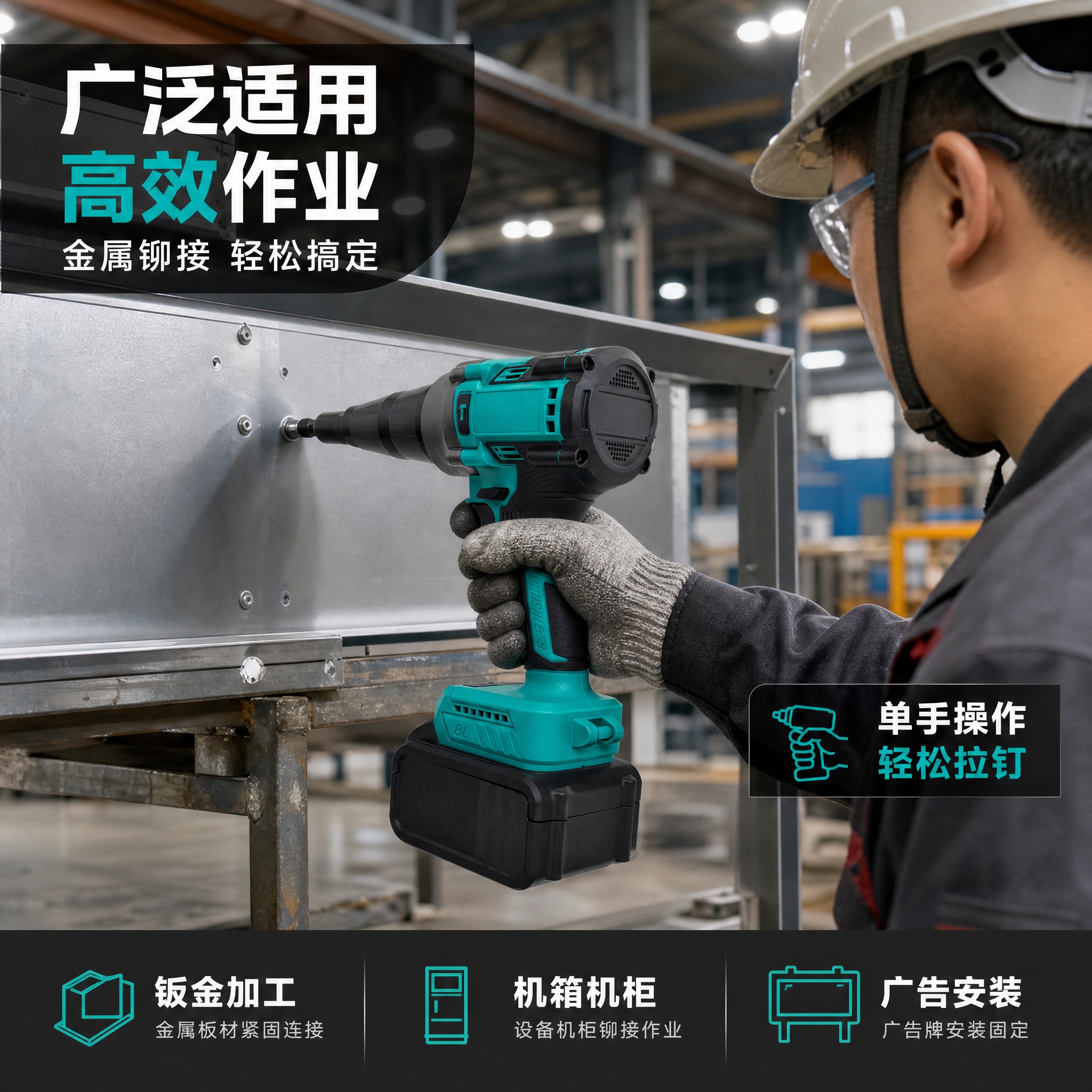 [主图-6] 使用场景操作图，主题为实际施工操作场景展示，展示… - 图片创意预览
