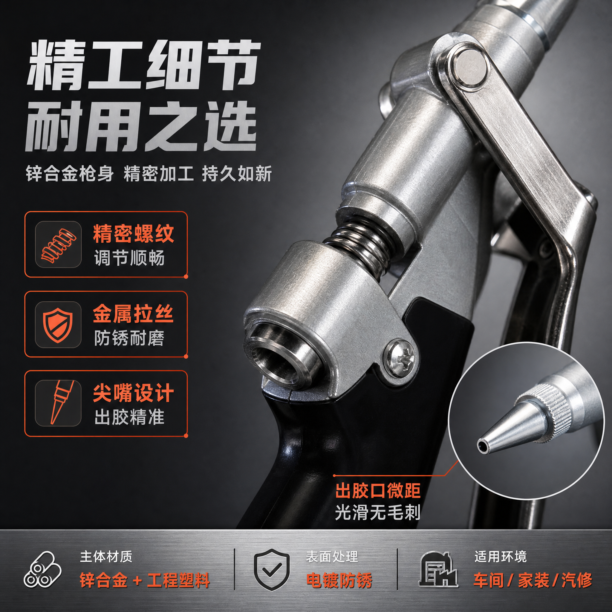 [主图-3] 材质与工艺细节图，主题为Graco固瑞克2356… - 图片创意预览