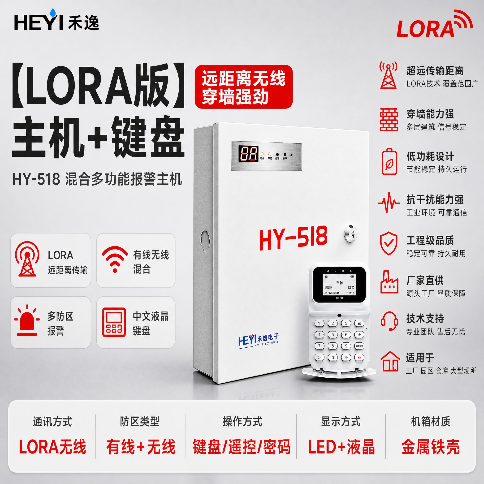 [主图-1] 首图点击率，主题：【LORA版】主机+键盘 HY… - 图片创意预览