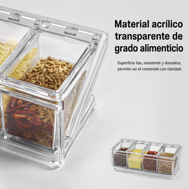 [主图-3] Primer plano de detalles de material de caja de condimento. Primer plano amplio de la esquina预览效果
