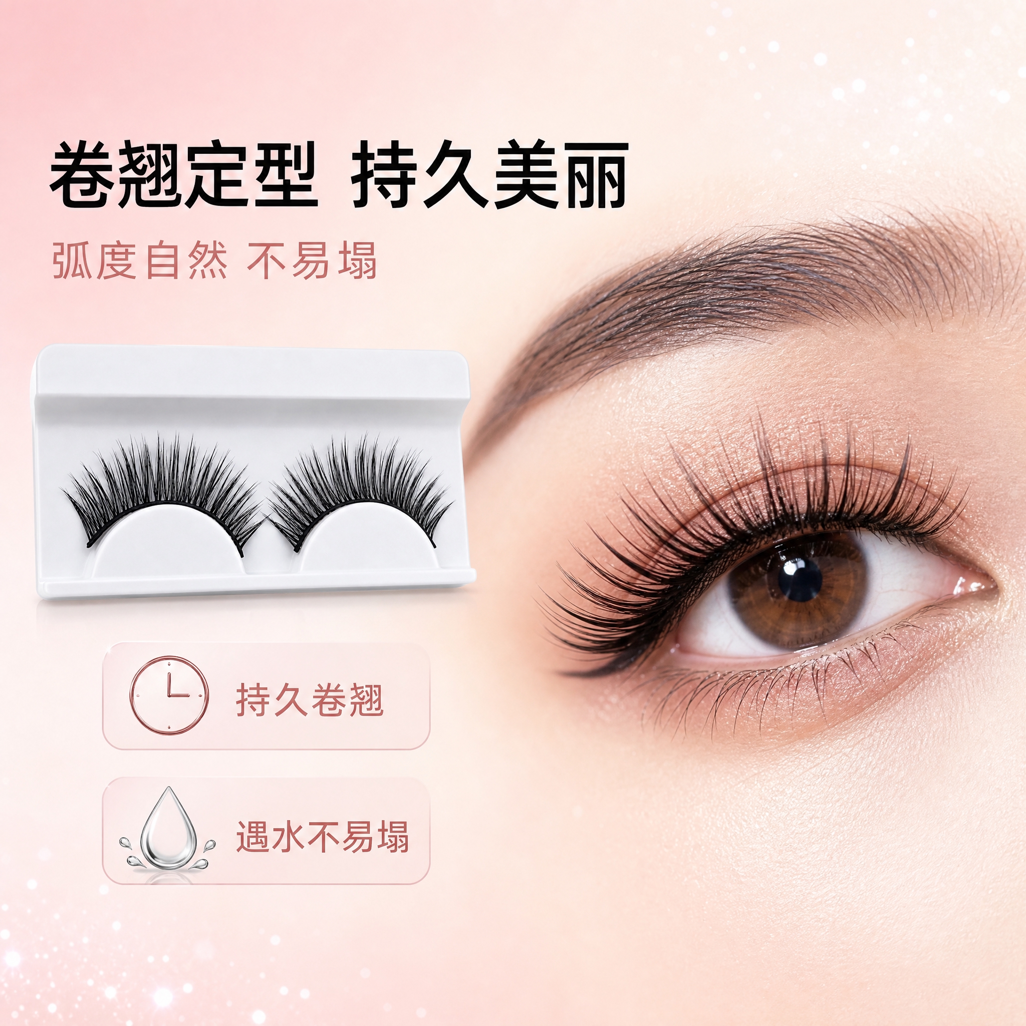 [主图-8] 卷翘持久 持妆效果展示。 [统一基调] 整体风格… - 图片创意预览