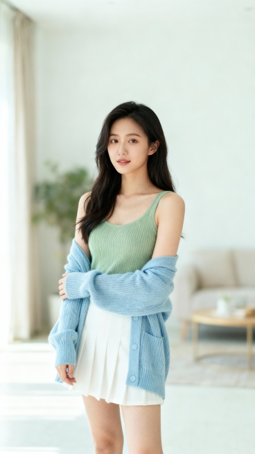 生成20张小姐姐的全身照片预览效果