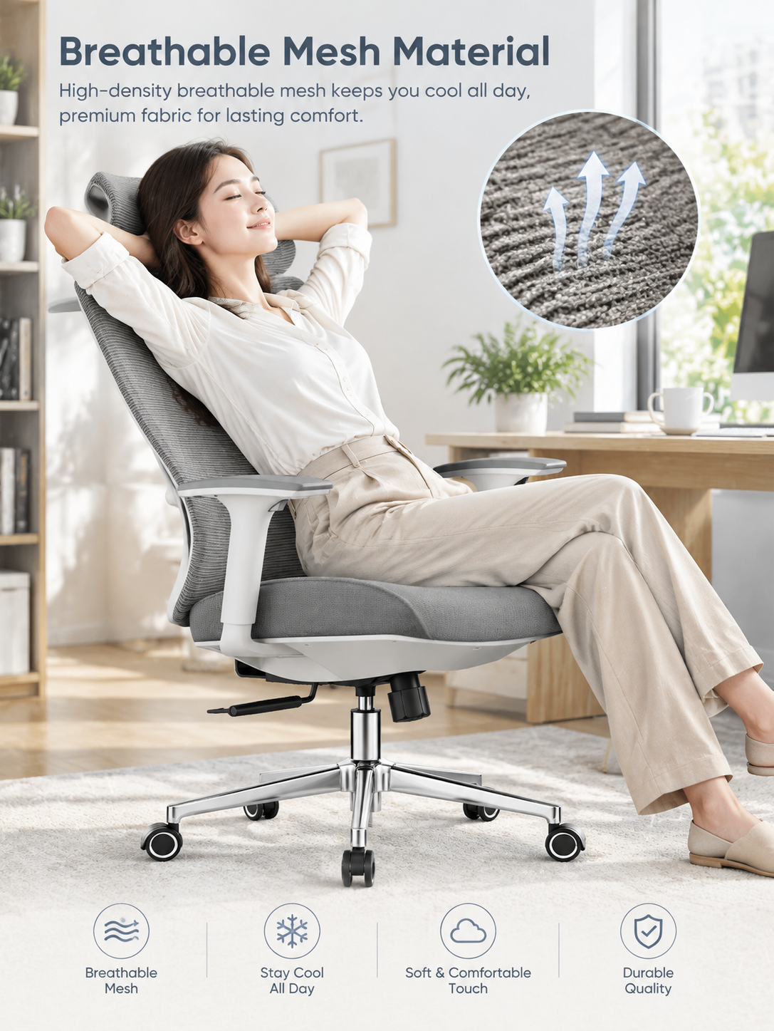 A professional ergonomic office… - 图片创意预览