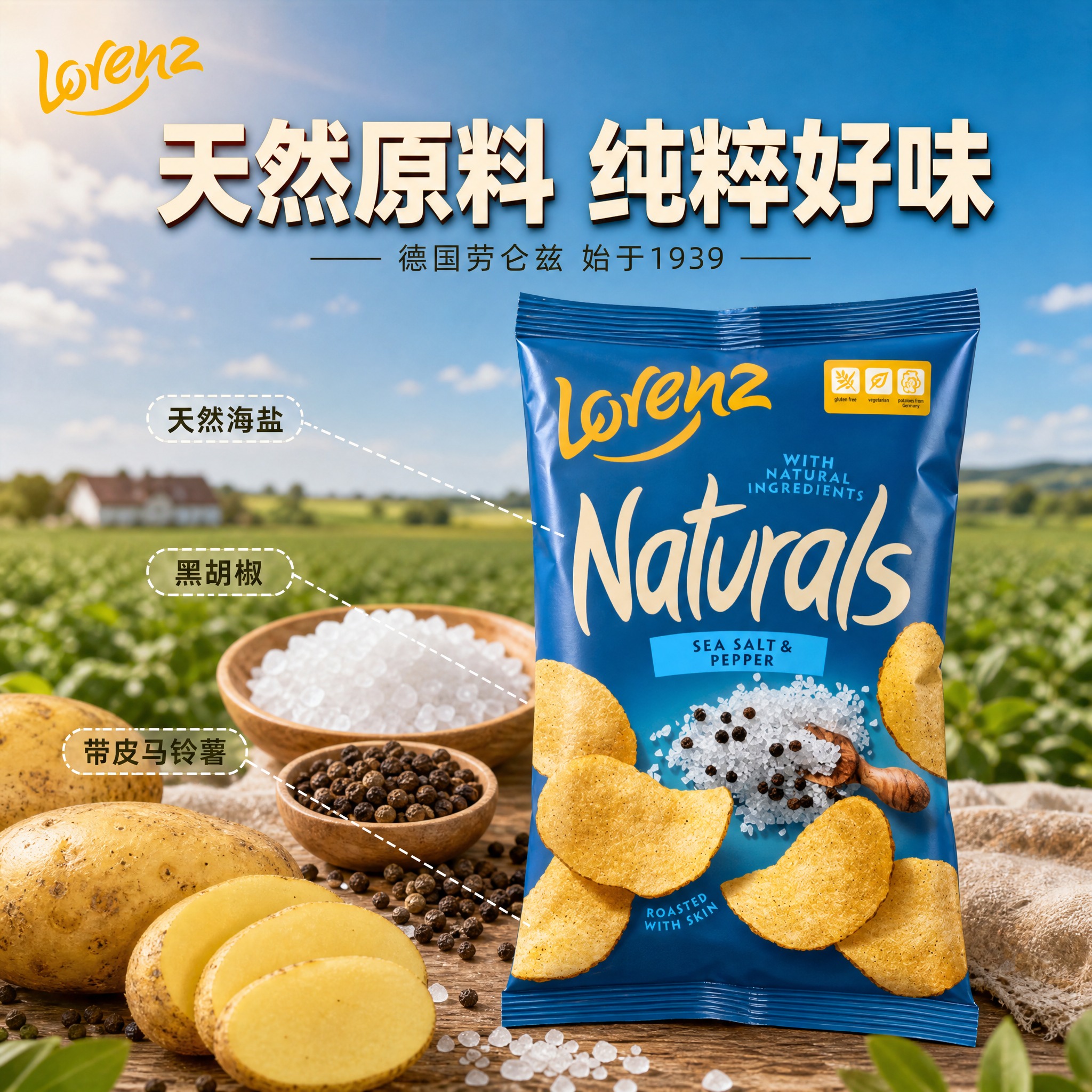 [主图-2] 核心亮点 天然原料与德国品质溯源 [统一基调]… - 图片创意预览