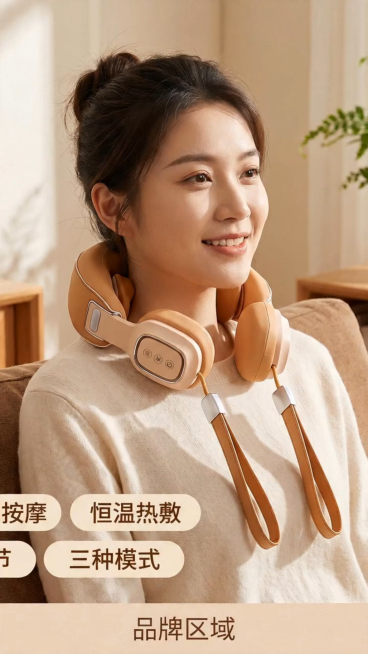 生成魔力颈椎按摩仪主图预览效果