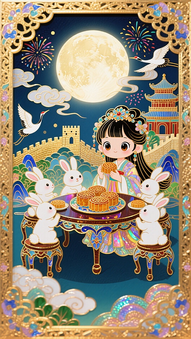 中秋国庆，别忘记吃月饼呦~