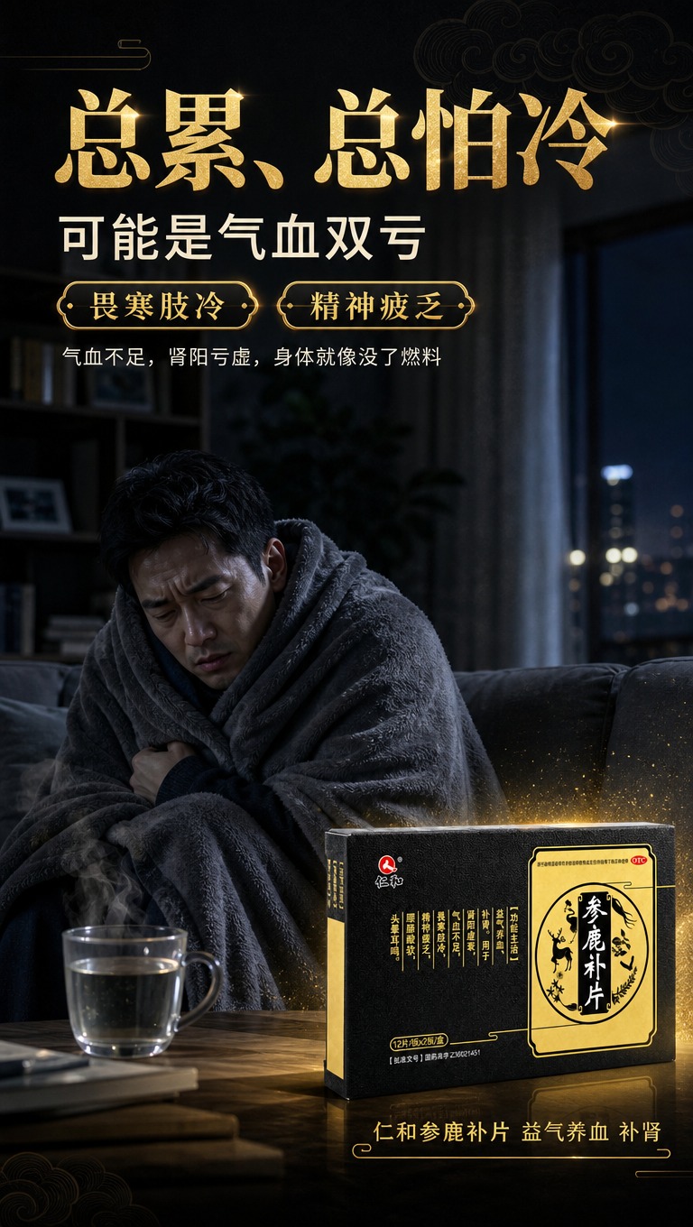 [商品] 使用【图1】仁和参鹿补片黑色药盒；保留黑色磨砂盒体、… - 图片创意预览