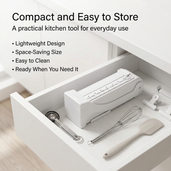 8K modern Amazon product feature image, white butter slicer (appearance matches uploaded image 100%)预览效果