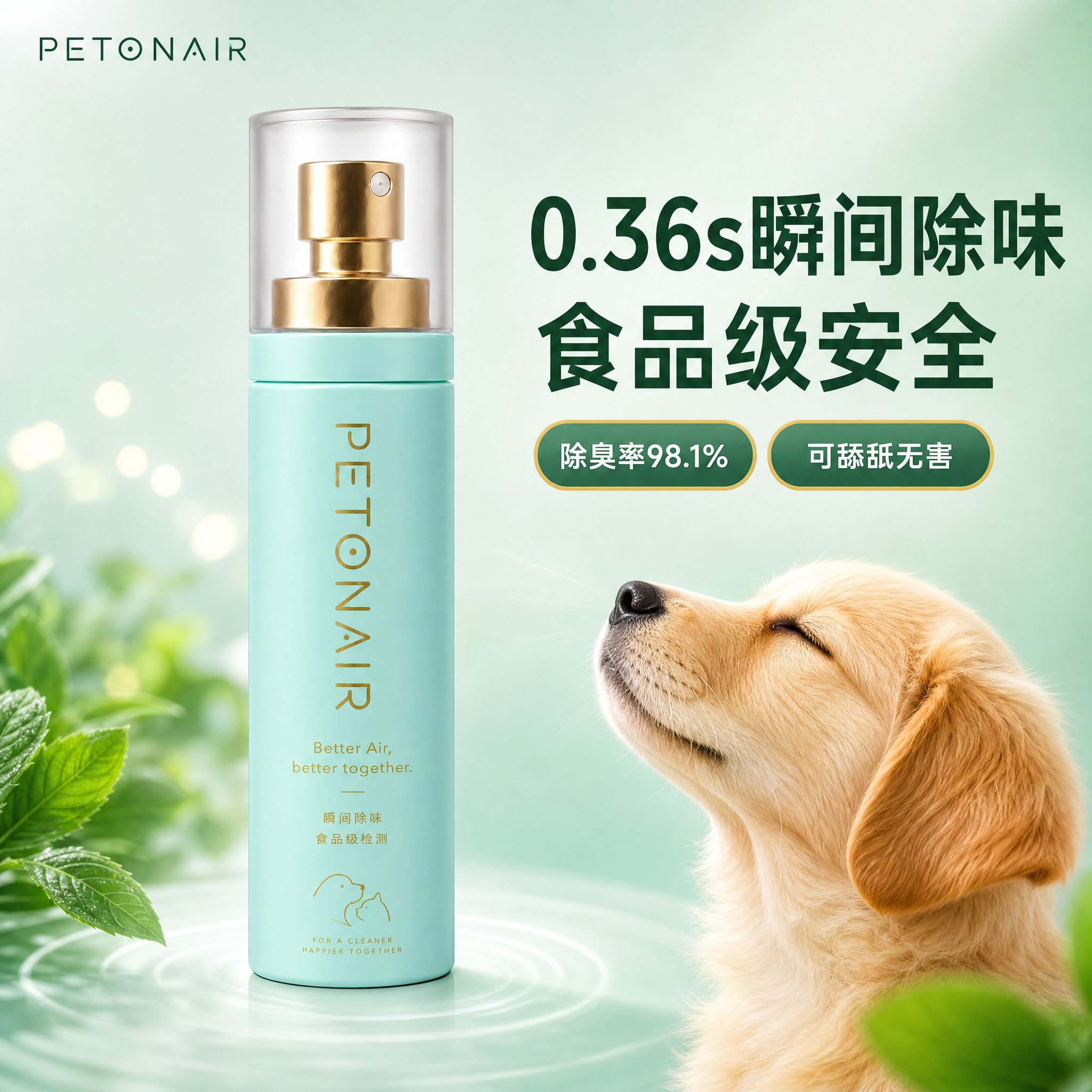 [主图-1] 首屏标题主图，核心任务：0.36s瞬间除味 食品… - 图片创意预览