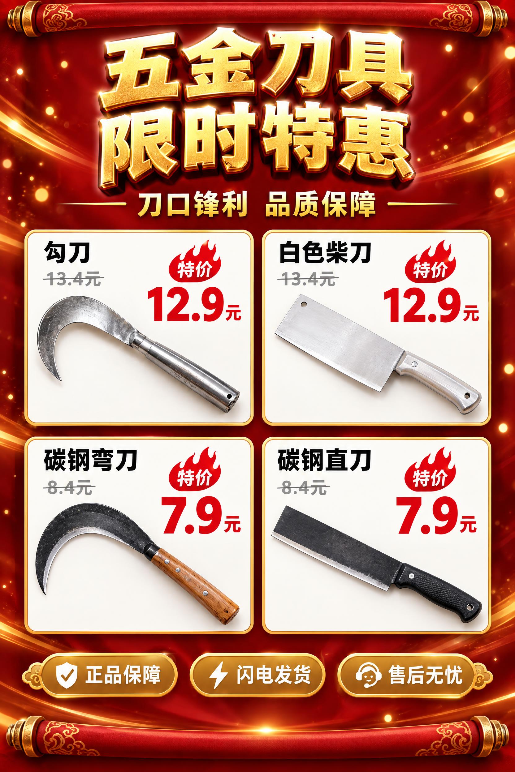 电商促销海报设计，竖版9:16比例。深红色渐变背景，带有金色装… - 图片创意预览