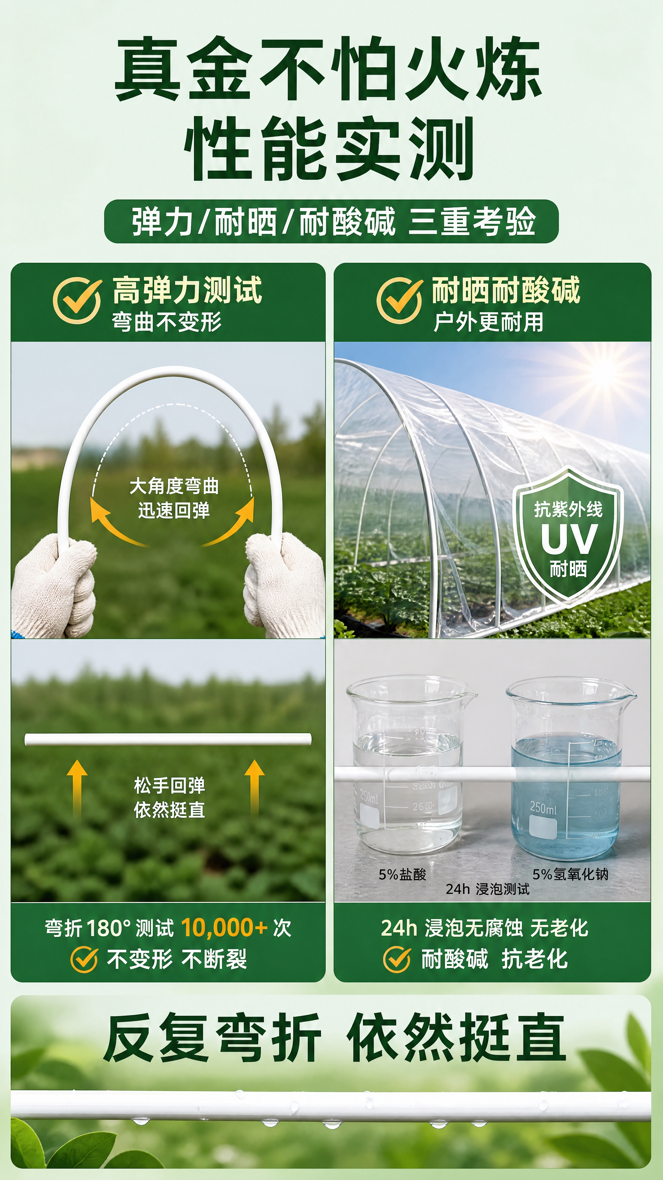 [商品] 使用【图1】玻璃纤维拱棚实心支架；将浅绿色玻璃纤维杆… - 图片创意预览