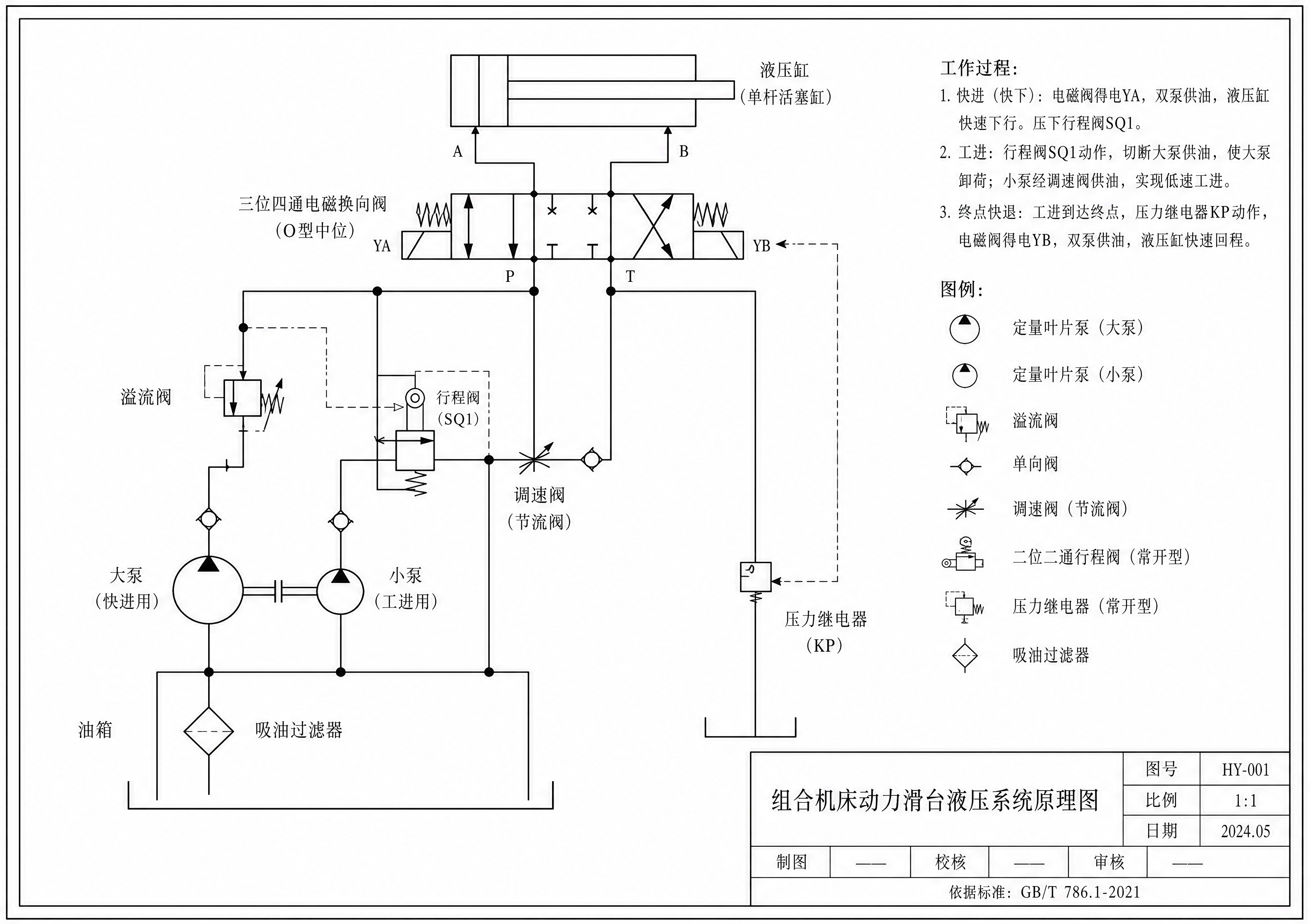 绘制一张符合GB/T 786.1-2021《流体传动系统及元件… - 图片创意预览