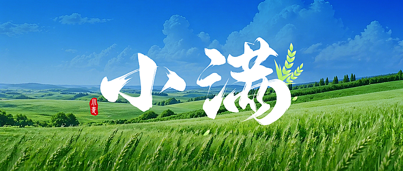 小满节气祝福清新感公众号公众号首图