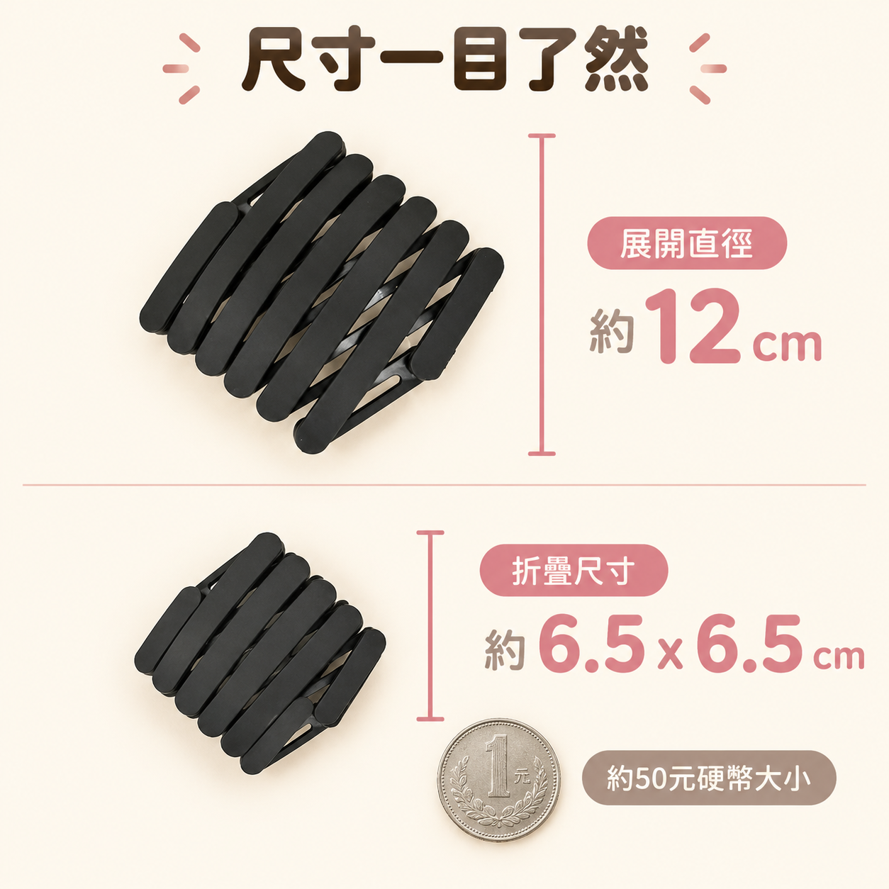 [主图-5] 主题：尺寸规格图 展开与折叠尺寸标注 [统一基调… - 图片创意预览