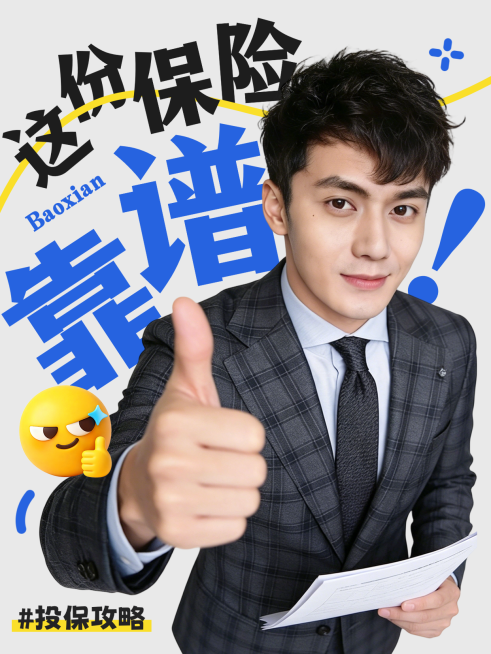 金融保险知识科普攻略投保社保医保理财小红书封面配图预览效果