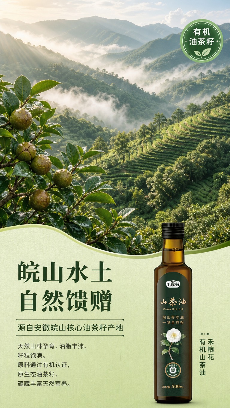 [商品] 本页为产地专张，产品瓶身缩小置于右下角作为品牌露出，… - 图片创意预览