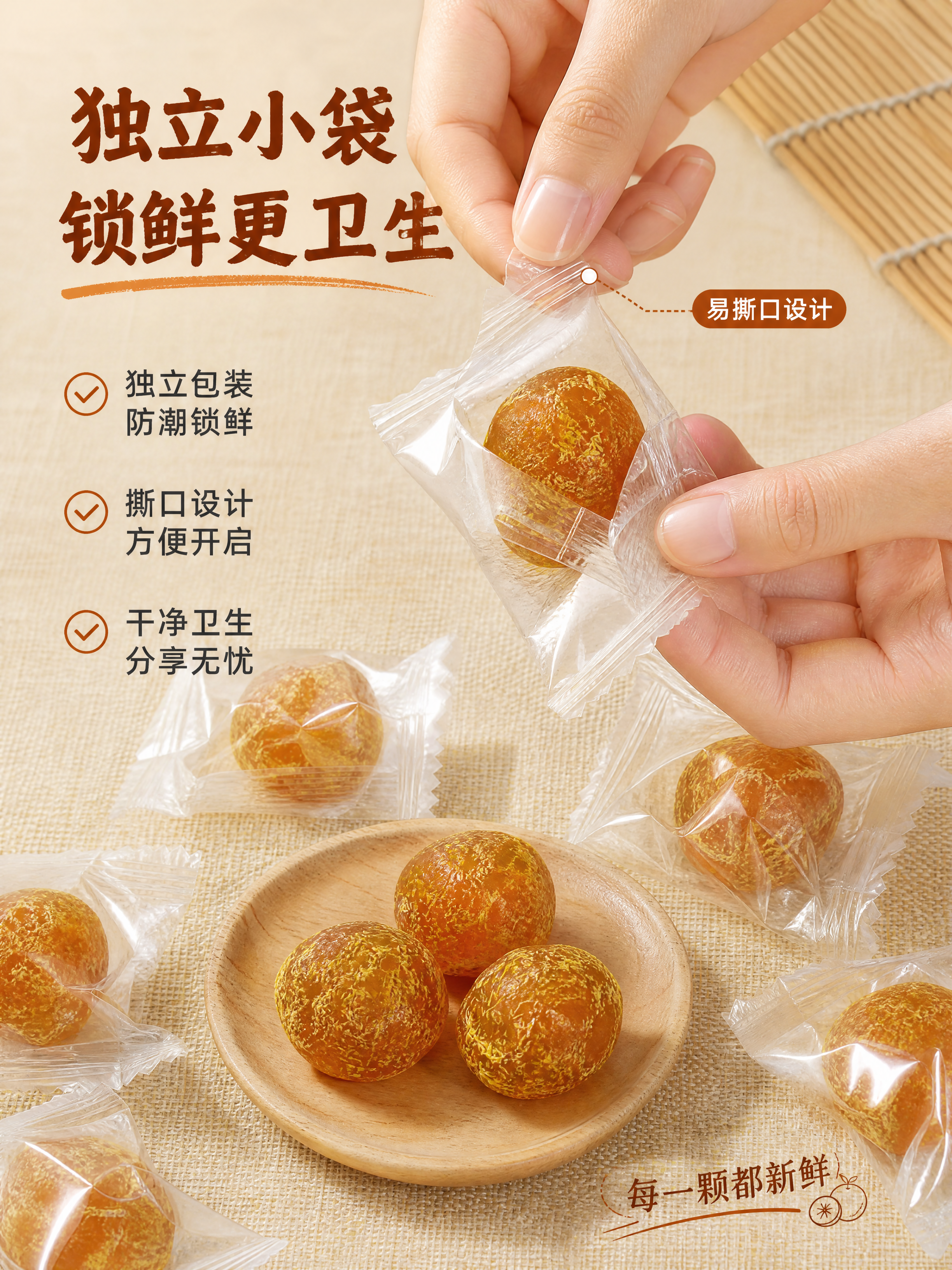 [商品] 使用【图1】甘草金桔果脯蜜饯；保留独立透明塑封包装形… - 图片创意预览
