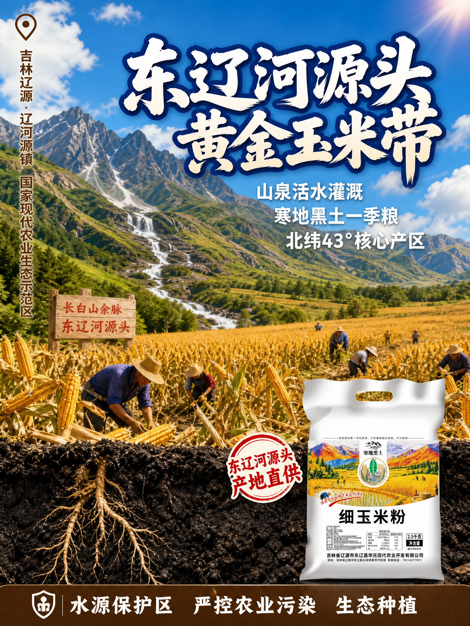 [商品] 使用【图1】细玉米粉袋装产品；保留全部包装外观和文字… - 图片创意预览