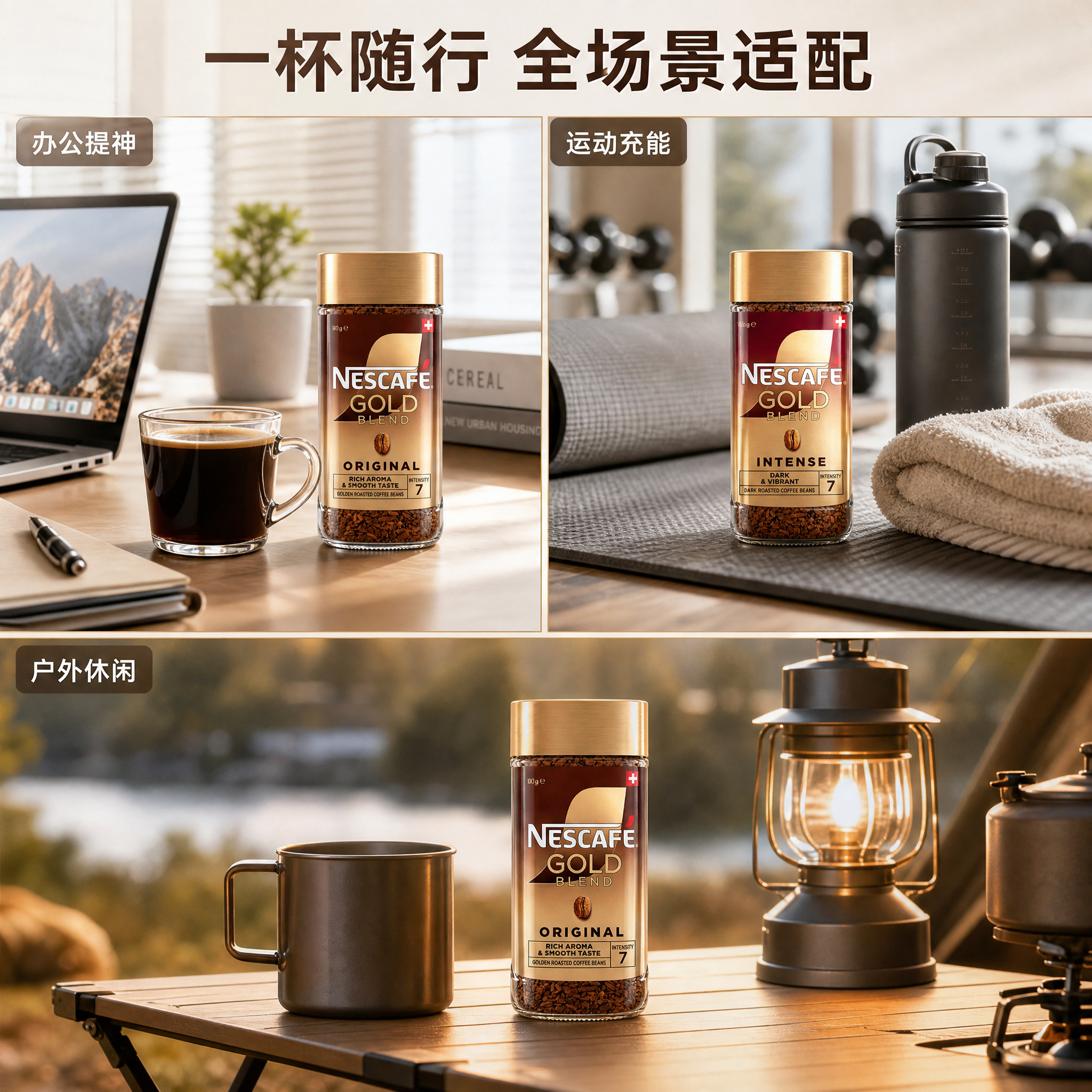 [主图-9] 多场景适用图，主题为咖啡适配多种日常场景，展现产… - 图片创意预览