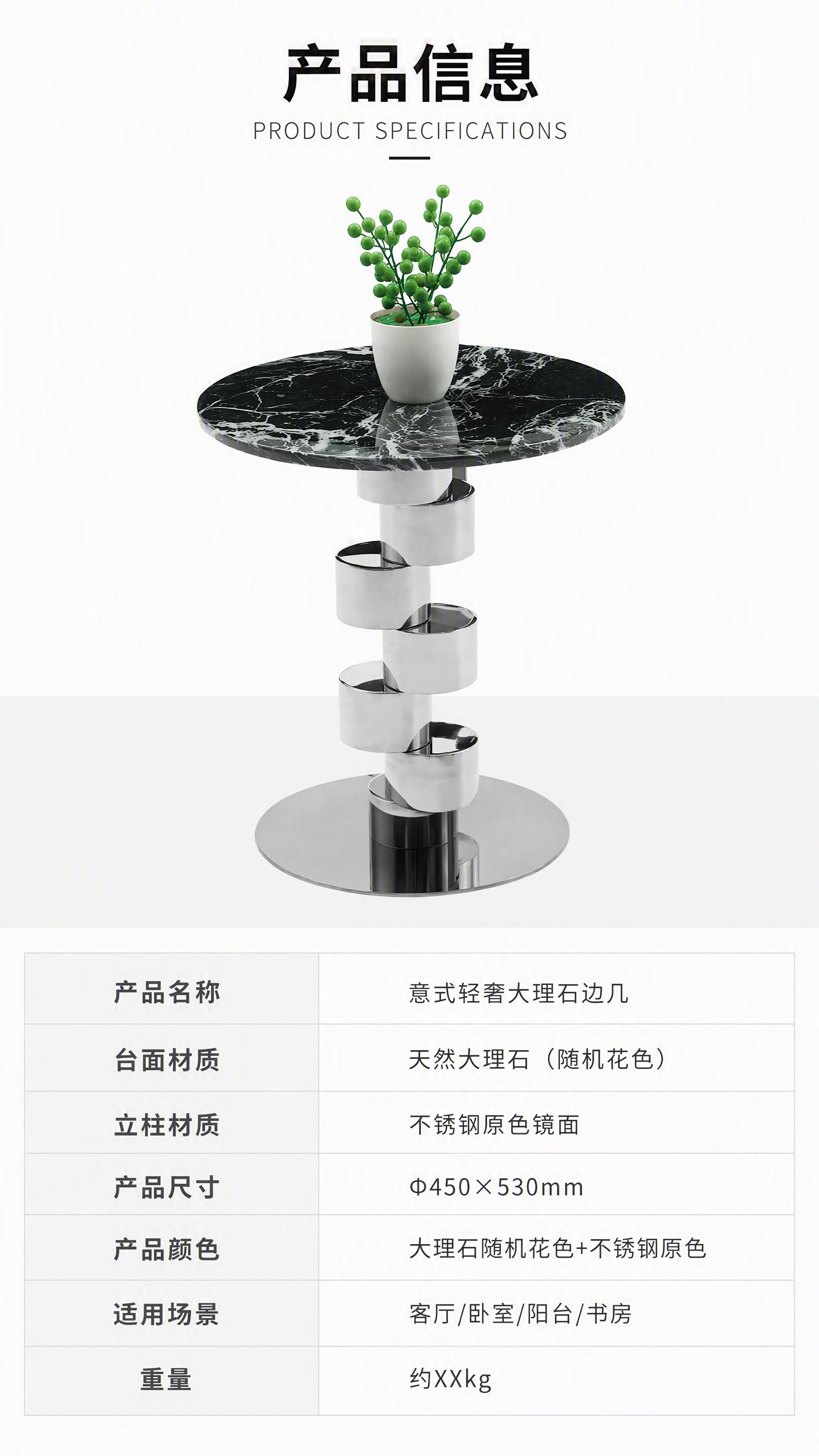 [第8张] 详情页产品信息页-规格参数收口页。本张使用【图1】… - 图片创意预览