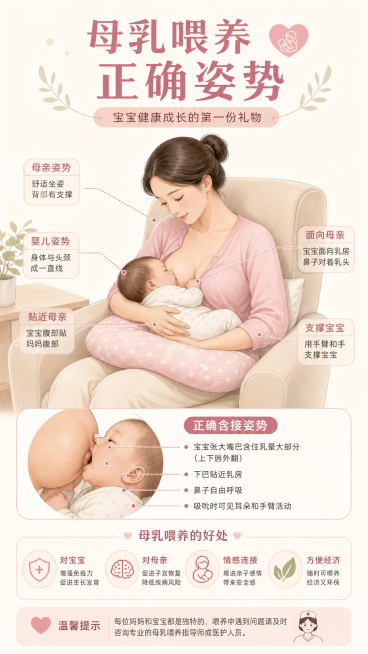 母乳喂养的正确姿势预览效果