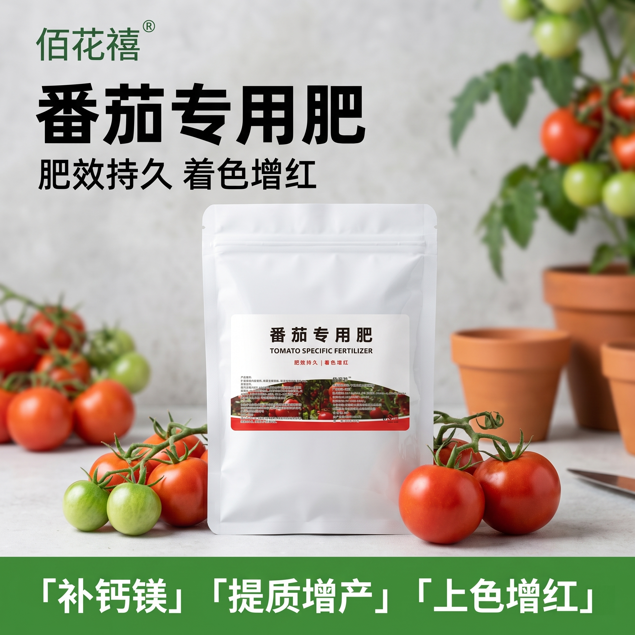 [主图-1] 番茄专用肥产品首图，展示产品主体突出核心卖点。[… - 图片创意预览