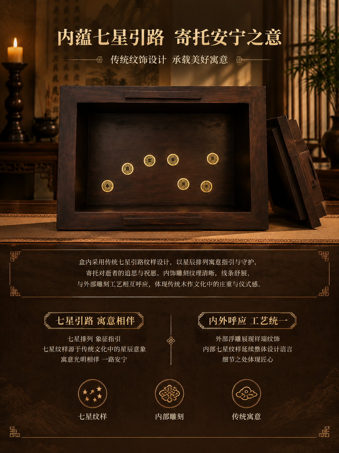 [商品] 使用【图2】黑檀木骨灰盒打开盖子内部图；保留天地盖分… - 图片创意预览