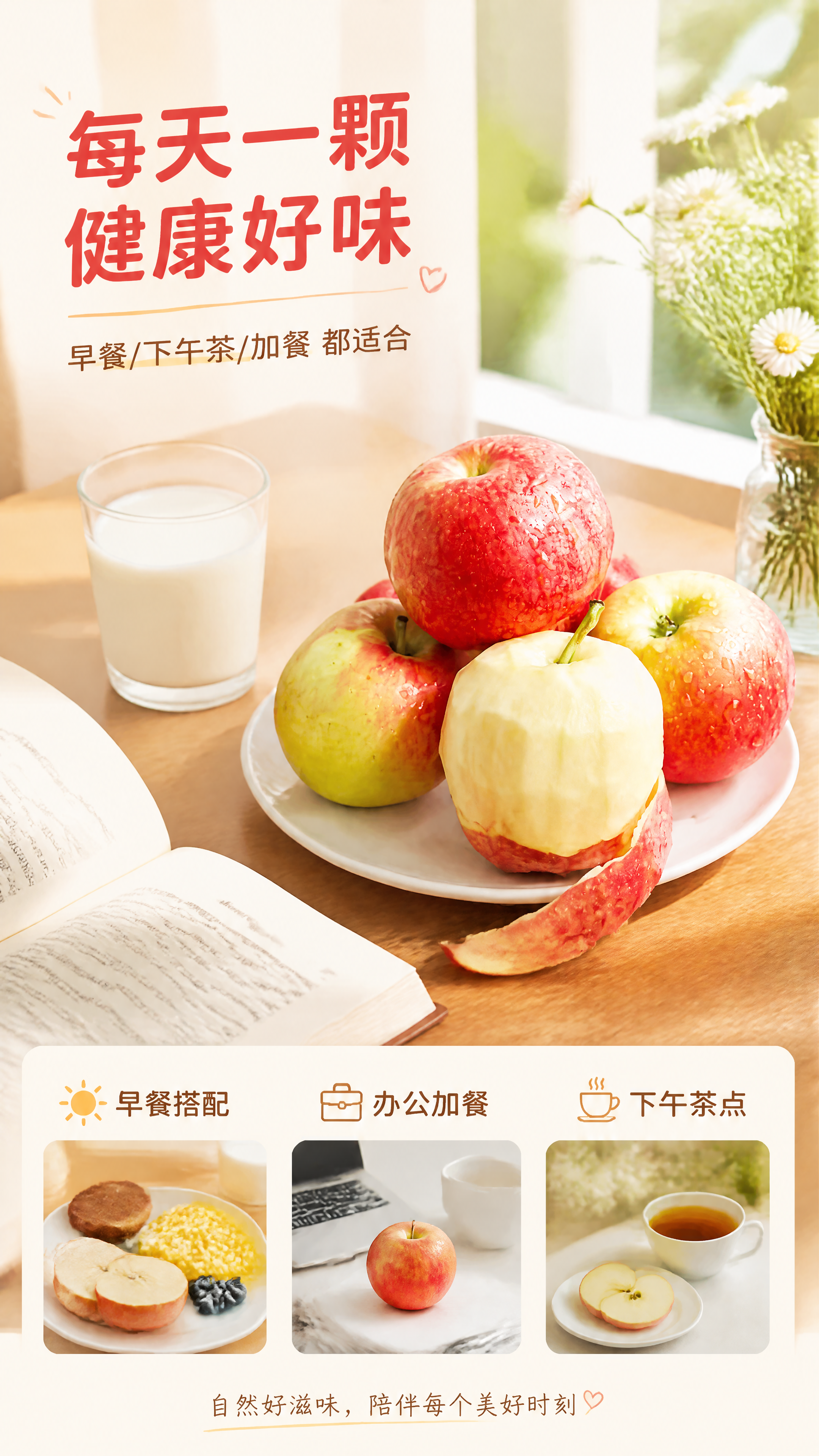 [第5张] 详情页场景种草-樱桃小苹果日常食用场景。本张使用【… - 图片创意预览