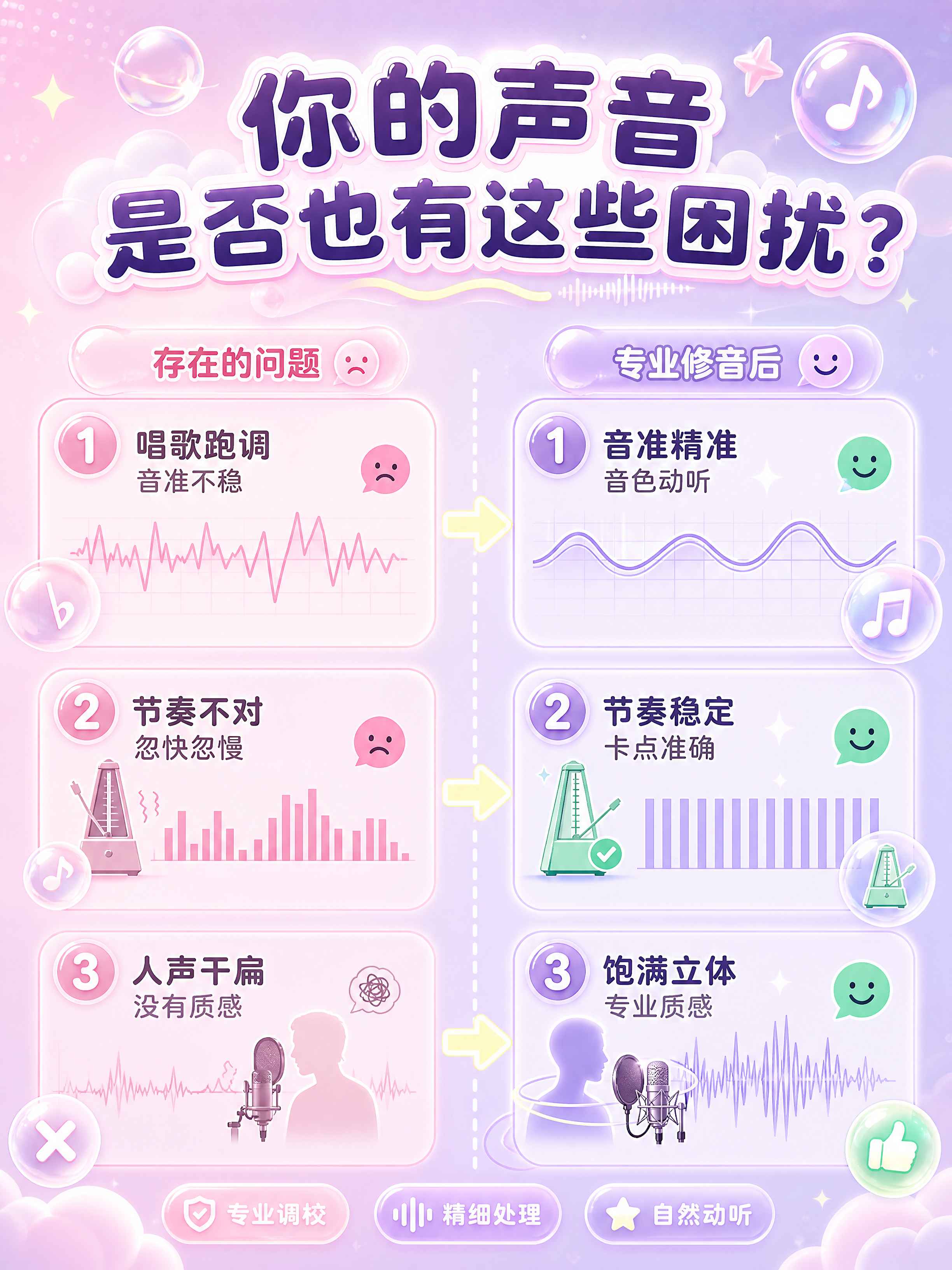 [商品] 混音修音服务，非实物服务类商品，无实体产品；针对唱歌… - 图片创意预览