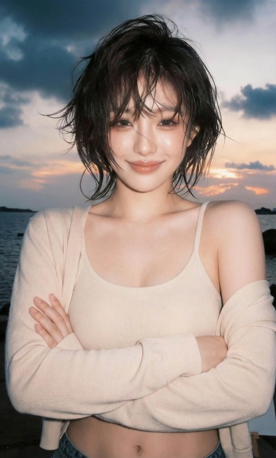 保留人物形象和风格，确保主体人物占据画面核心区域，视觉焦点完全集中在人物身上生成10张不同姿势的照片预览效果