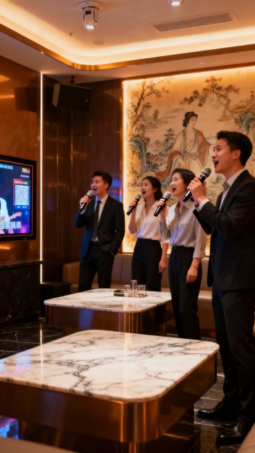 生成50张商务娱乐KTV的照片预览效果
