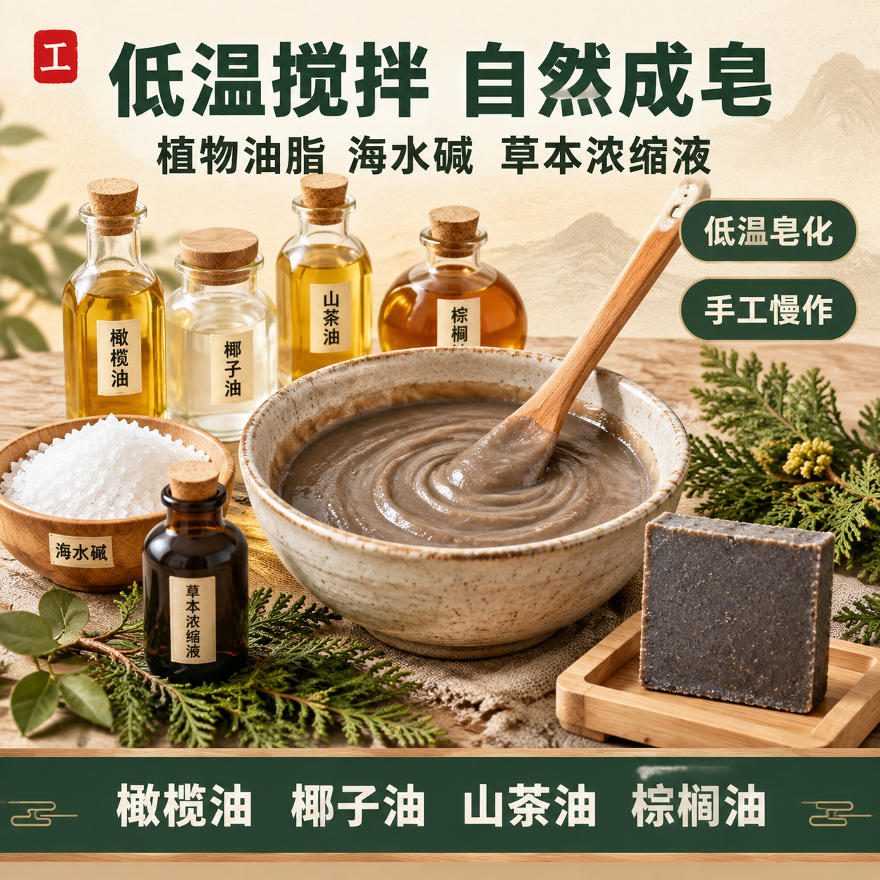 [主图-3] 工艺页：拼多多爆款主图，低温搅拌手工冷制工艺。… - 图片创意预览