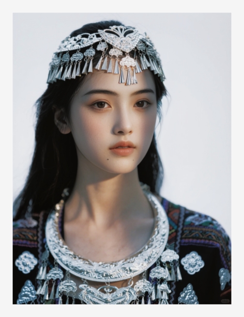 一个美丽的女孩预览效果