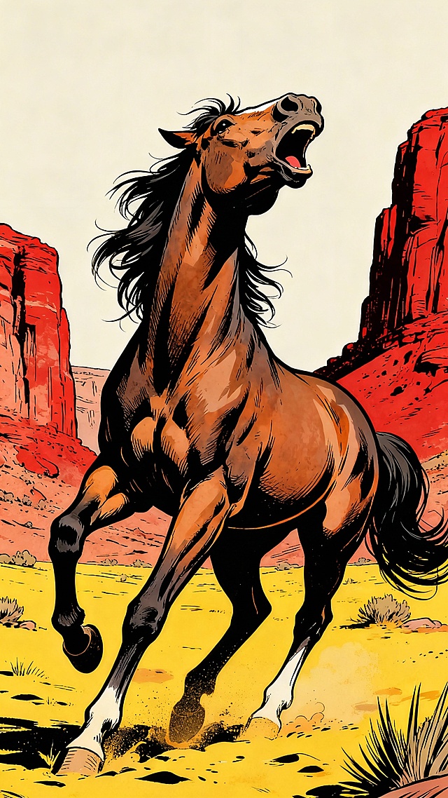 马形象设计-强对比